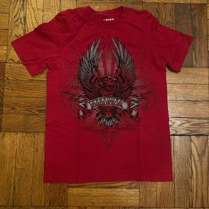 Tony Hawk Red Y2K Hawk shirt (affliction look)